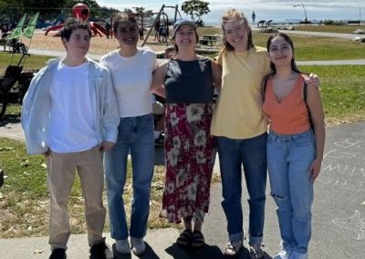 Five university students smiling for the picture